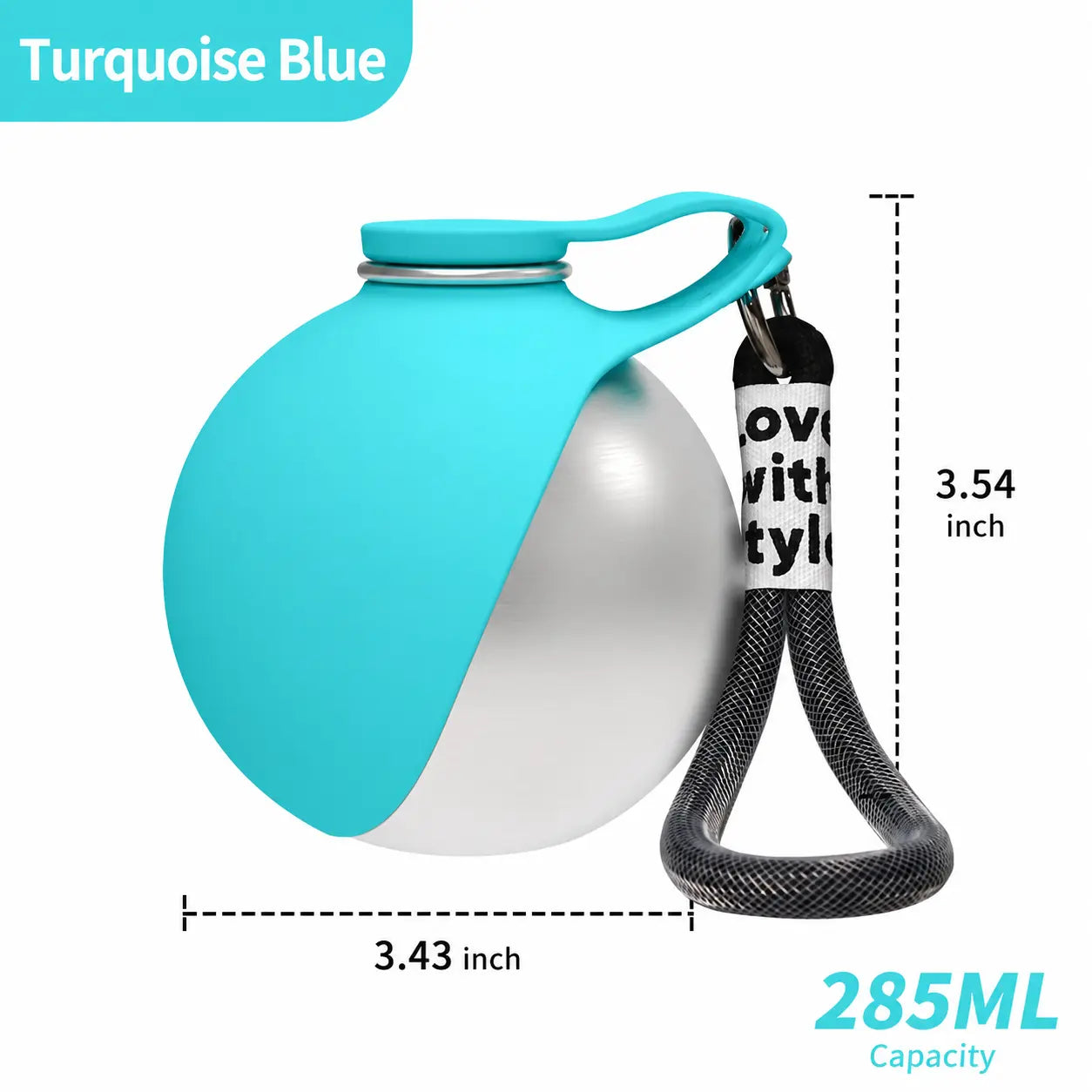 Premium Spill-Proof Dog Water Dispenser – High-Quality, Portable Bottle for All-Terrain Travel with Effortless Single-Handed Operation and Guaranteed Leak-Free Design
