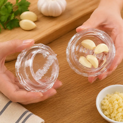 Manual Garlic Mincer - Durable and Convenient Kitchen Tool for Garlic, Onion, and Ginger Preparation