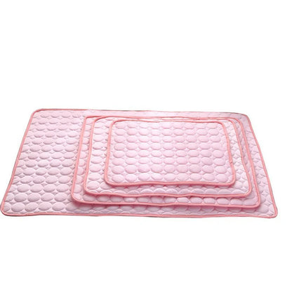Ultimate Cooling Ice Silk Pet Bed for Dogs and Cats - The Perfect Summer Oasis for Your Furry Friends