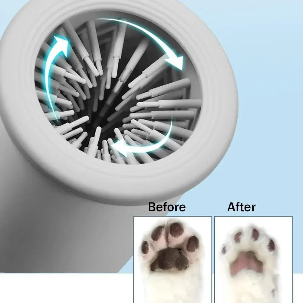 Revolutionary Electric Dog Paw Cleaner & Massager - USB Rechargeable Foot Washer for All Dog Sizes