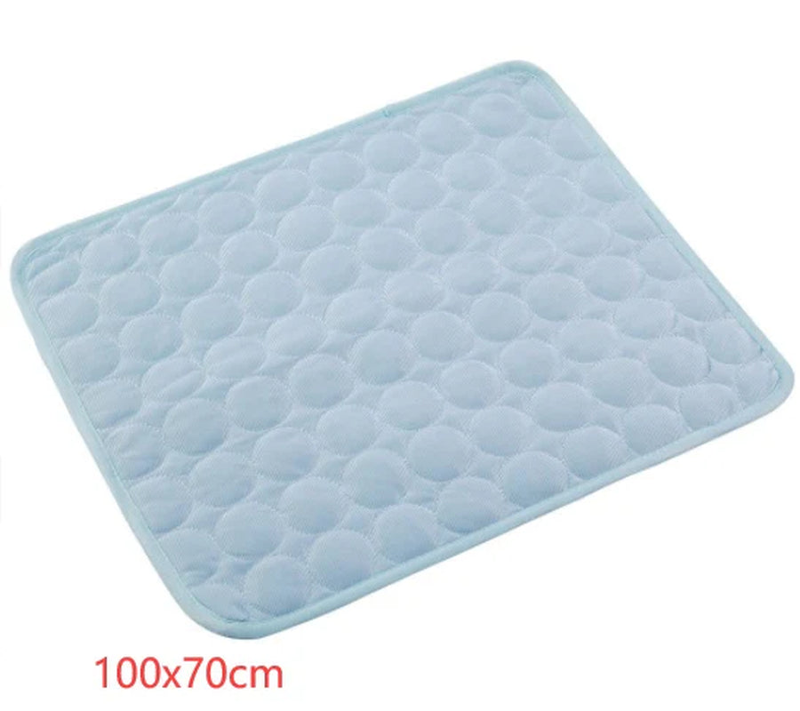 Ultimate Cooling Ice Silk Pet Bed for Dogs and Cats - The Perfect Summer Oasis for Your Furry Friends