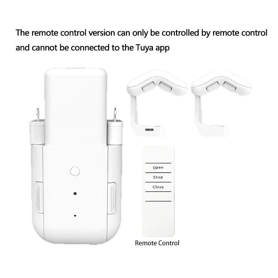 Transform Your Living Space with the Smart Home Automated Curtain Opener - Remote Control & 3-in-1 Track Motor System