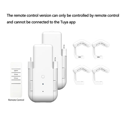 Transform Your Living Space with the Smart Home Automated Curtain Opener - Remote Control & 3-in-1 Track Motor System