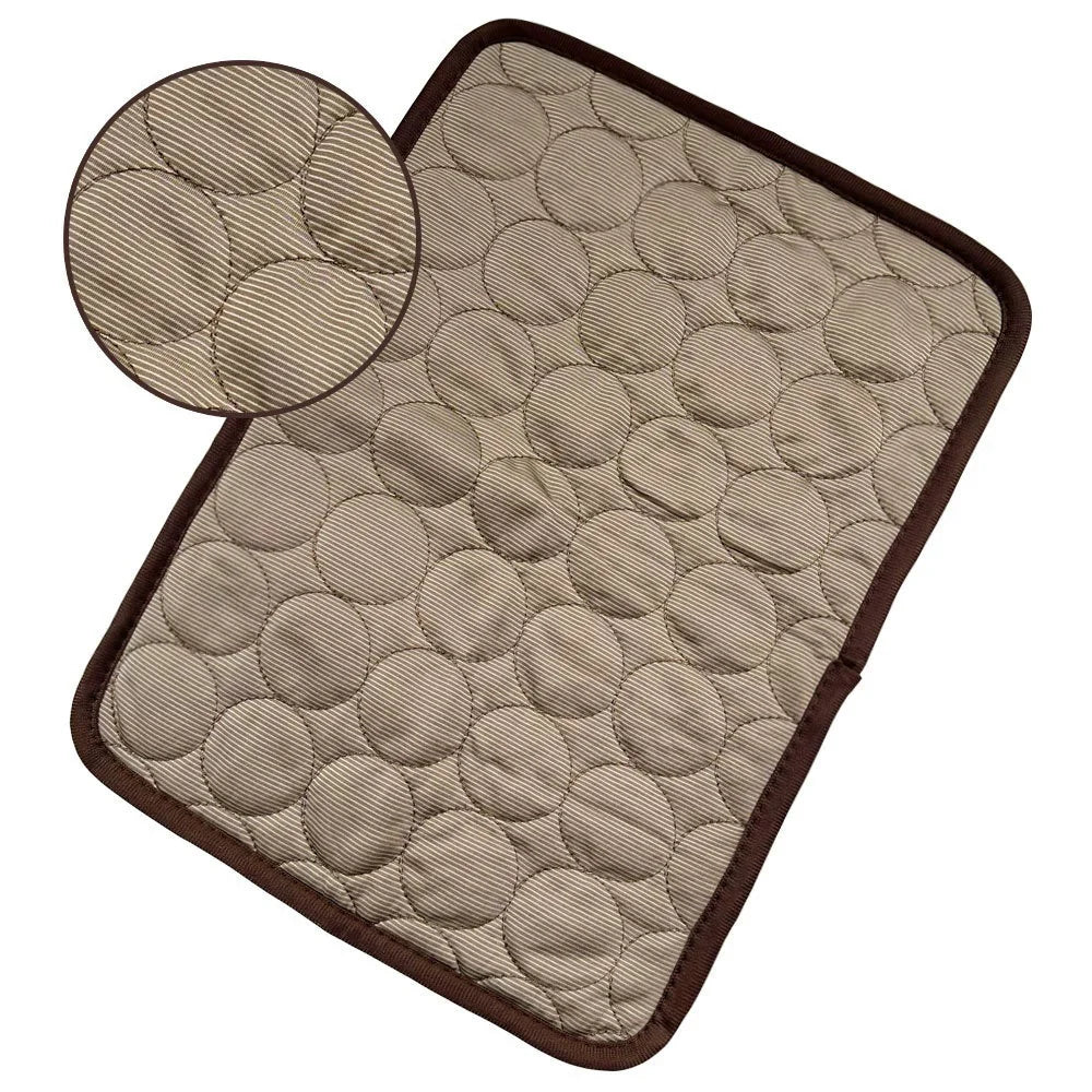Ultimate Cooling Ice Silk Pet Bed for Dogs and Cats - The Perfect Summer Oasis for Your Furry Friends