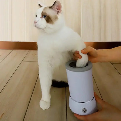 Revolutionary Electric Dog Paw Cleaner & Massager - USB Rechargeable Foot Washer for All Dog Sizes