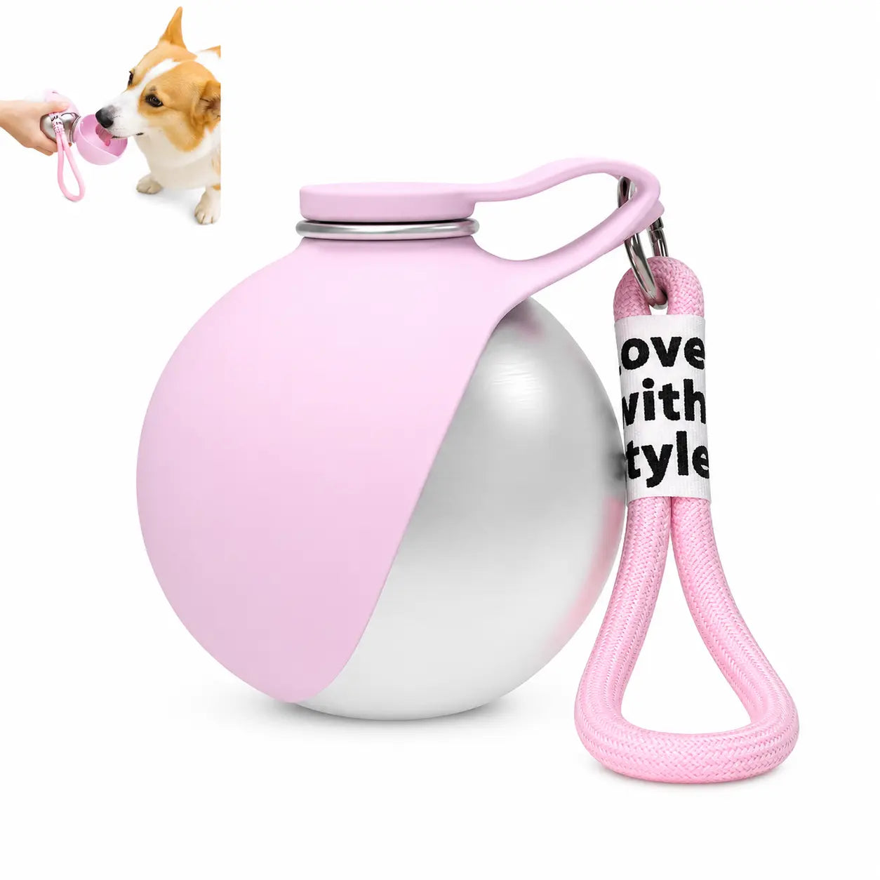 Premium Spill-Proof Dog Water Dispenser – High-Quality, Portable Bottle for All-Terrain Travel with Effortless Single-Handed Operation and Guaranteed Leak-Free Design